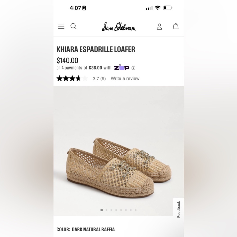 Sam Edelman Khiara Espadrille Loafer